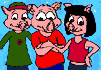 3 pigs